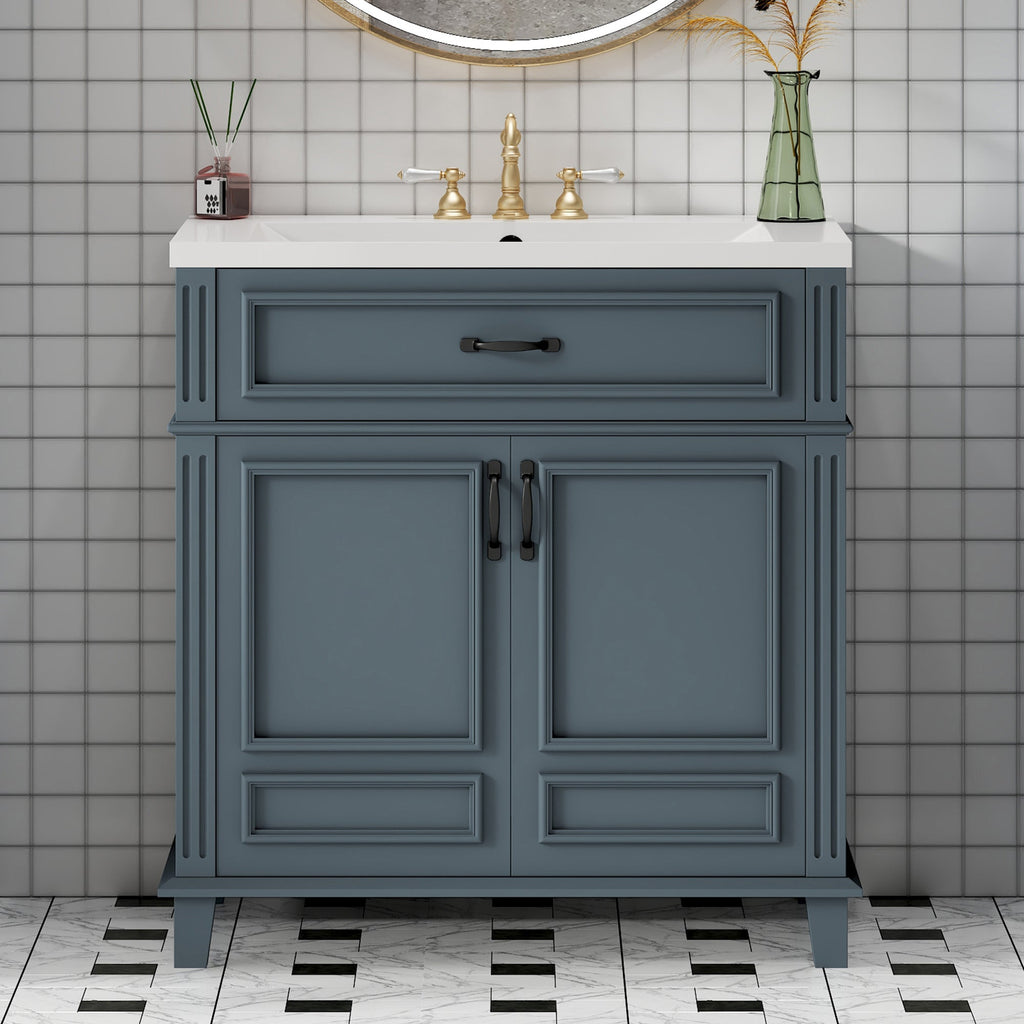 30'' Bathroom Vanity with Ceramic Sink