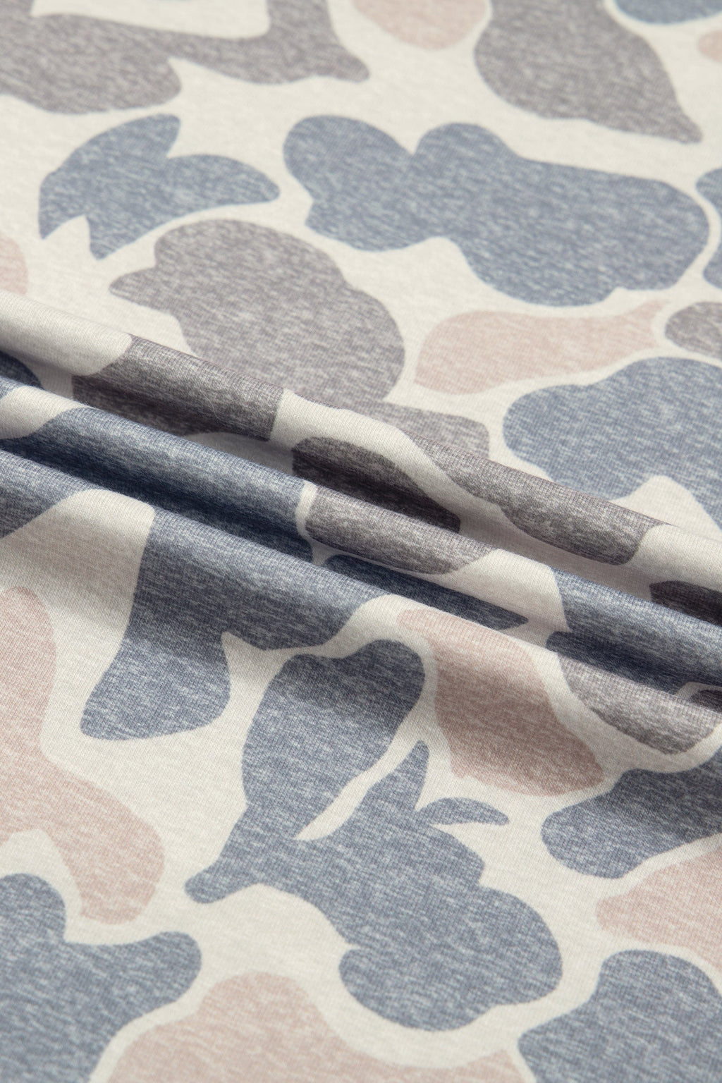 Camo Loose Tee & Drawstring Shorts Set