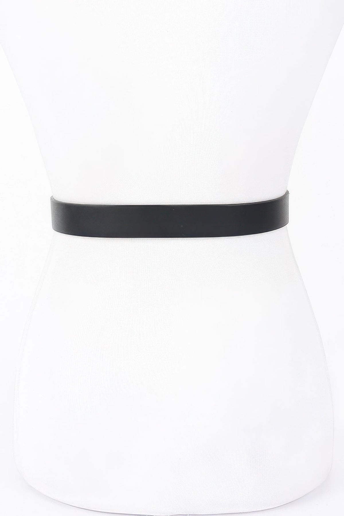 Faux Leather Multi Metal Buckle Belt