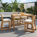 TREXM 5-Piece Rustic Patio Bar Set