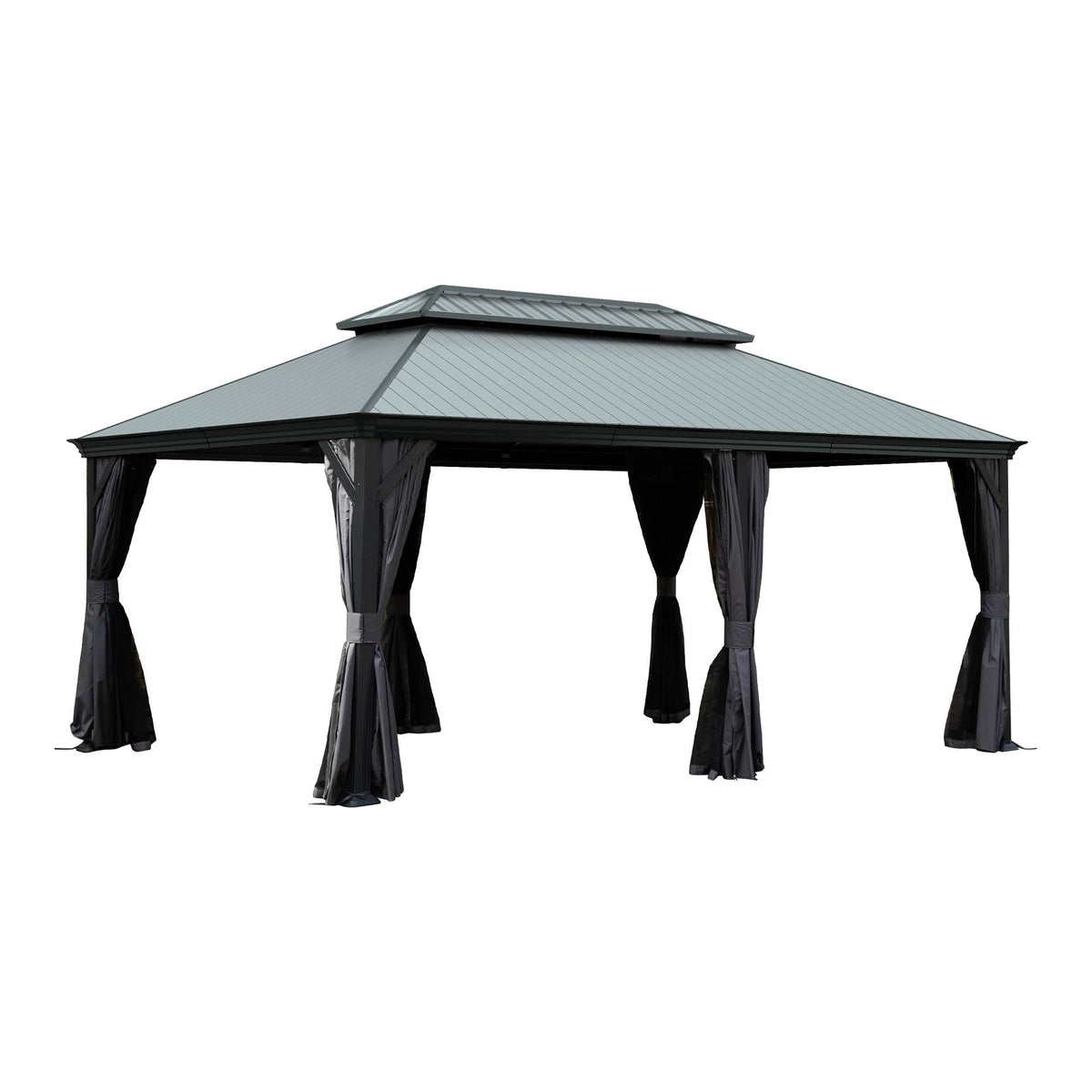 12'x18' Hardtop Gazebo with Resin Roof