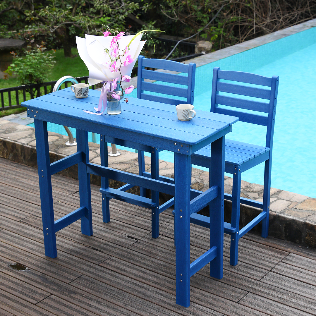 HDPE Type Outdoor Dining and Bar Table