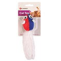 Flamingo Soccer Mouse Plush Cat Toy with Catnip 20cm