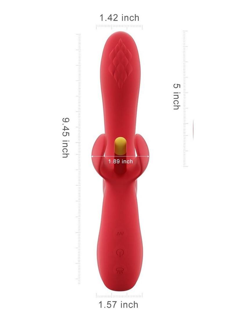 Honey Play Box Fortexa App Controlled Flapping Dual Vibrator
