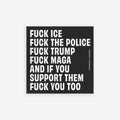 Fuck 'Em All Sticker & Magnet