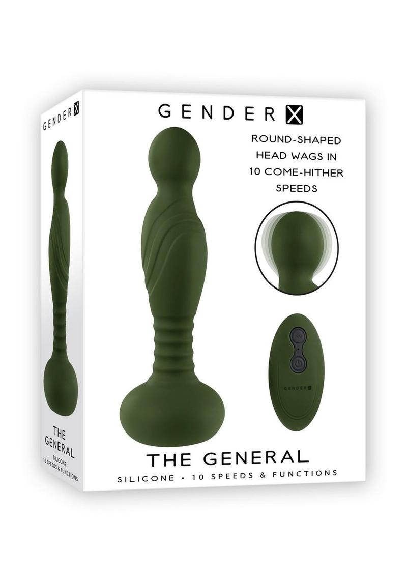 GenderX The General Rechargeable Silicone Vibrator with Remote Control