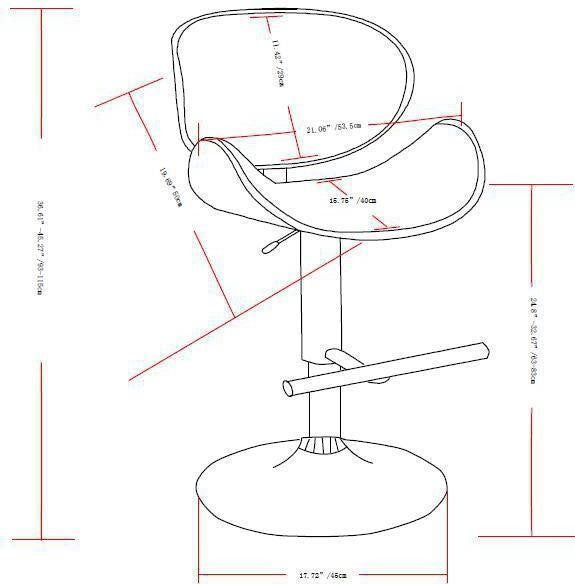 Marana Adjustable Swivel Bar Stool