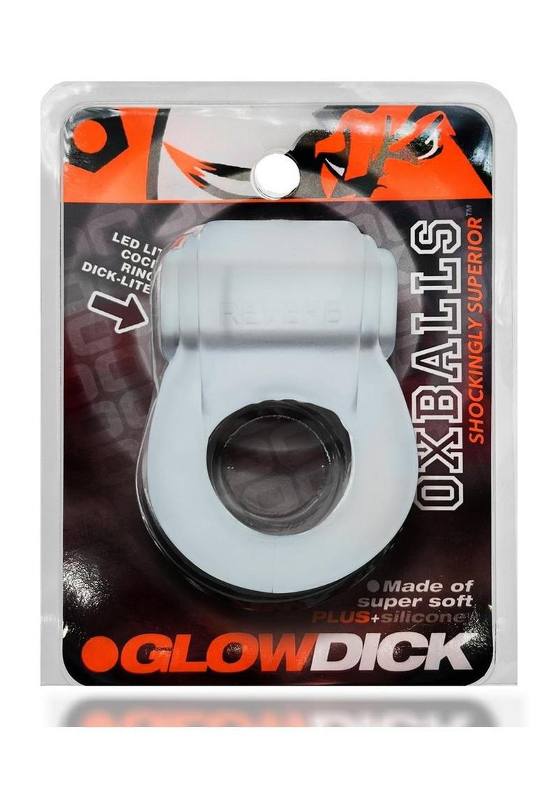 OXBALLS Glow Dick LED Rechargeable And Waterproof Clear Ice Cock Ring