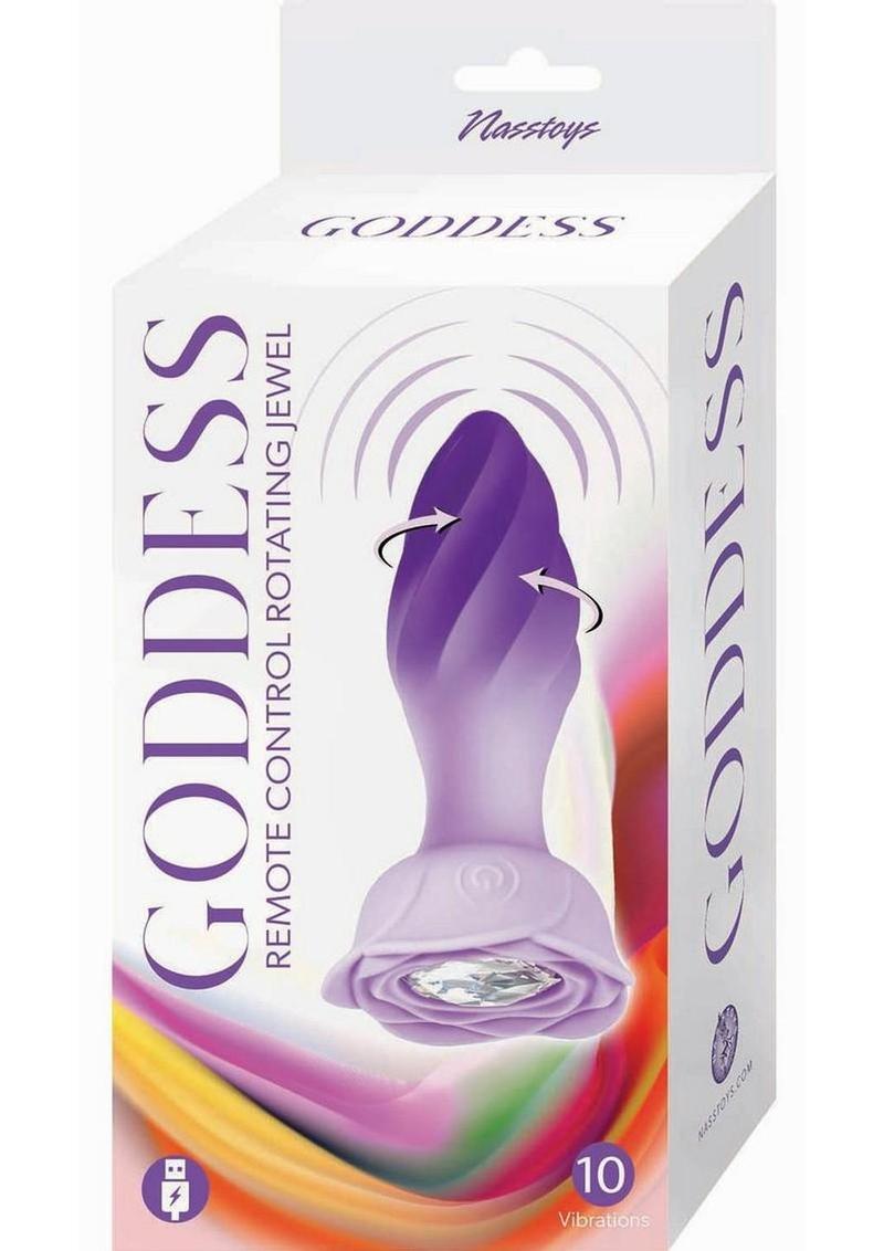 Goddess Rotating Jewel Plug