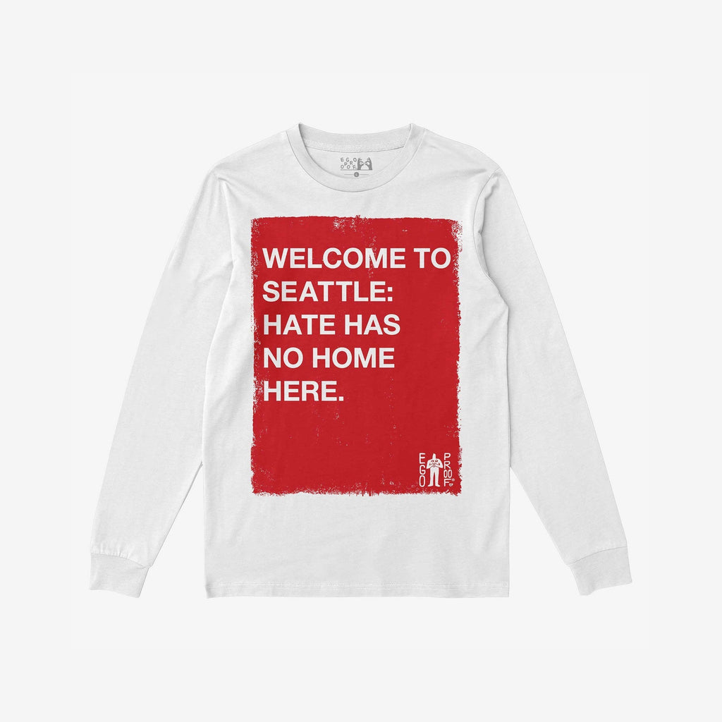 Custom Hate Has No Home Here Long Sleeve T-shirt