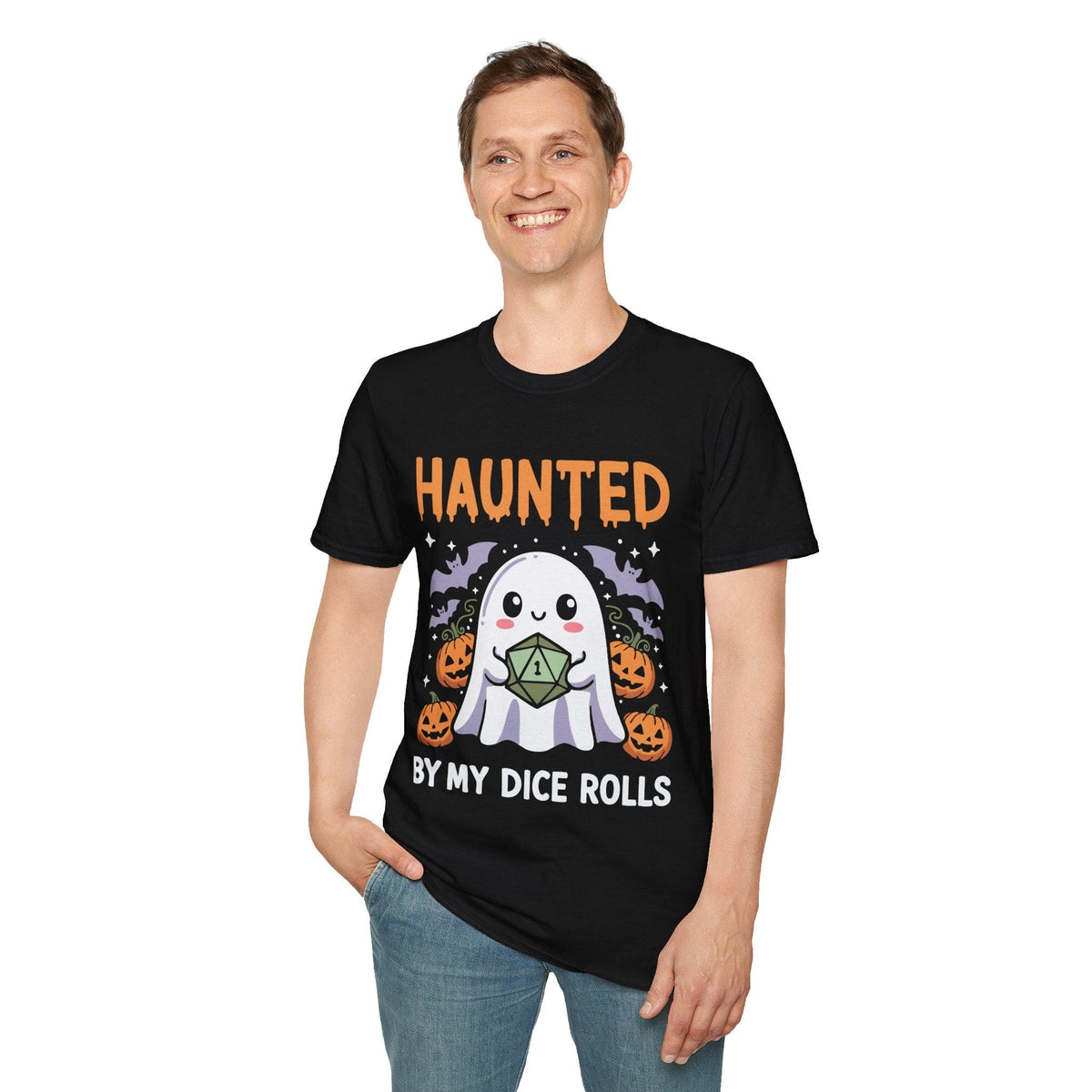 Haunted By My Dice Rolls Kawaii T-Shirt