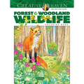Creative Haven Forest & Woodland Wildlife Coloring Book - Paperback