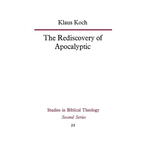 The Rediscovery of Apocalyptic - Paperback
