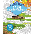 Large Print Calm Color by Numbers - Paperback