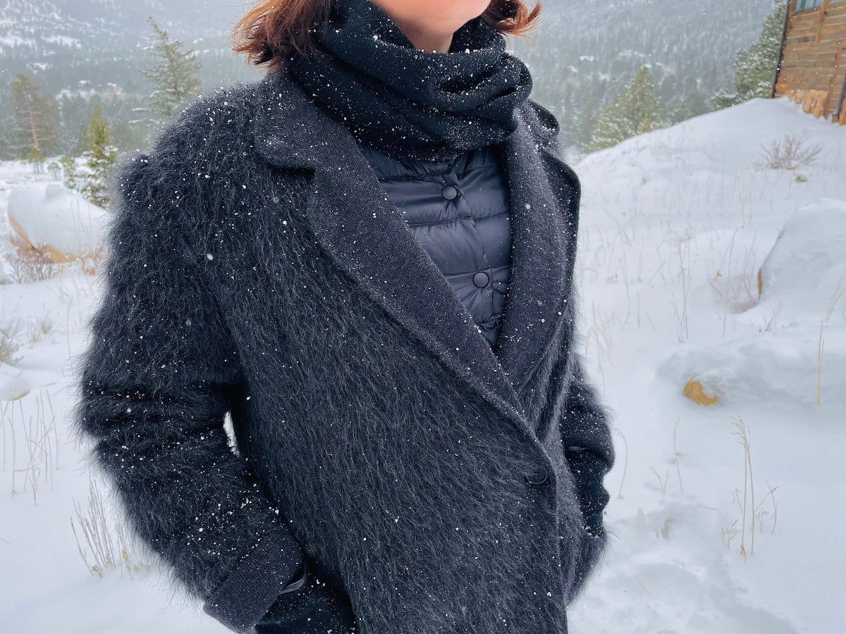 tittimitti® 100% Cashmere Unisex Neck Gaiter — Knitted Loop Scarf