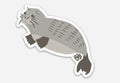 Monk Seal Stickers