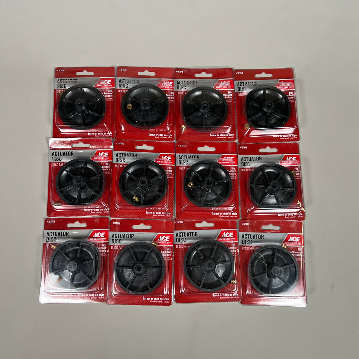 ACE 12-PACK! Actuator Disc for Toilet Flush Valve Black Brass American Standard 4167946 ACE835-29