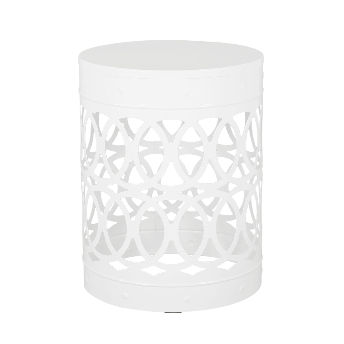 Outdoor Metal S/2 End Table