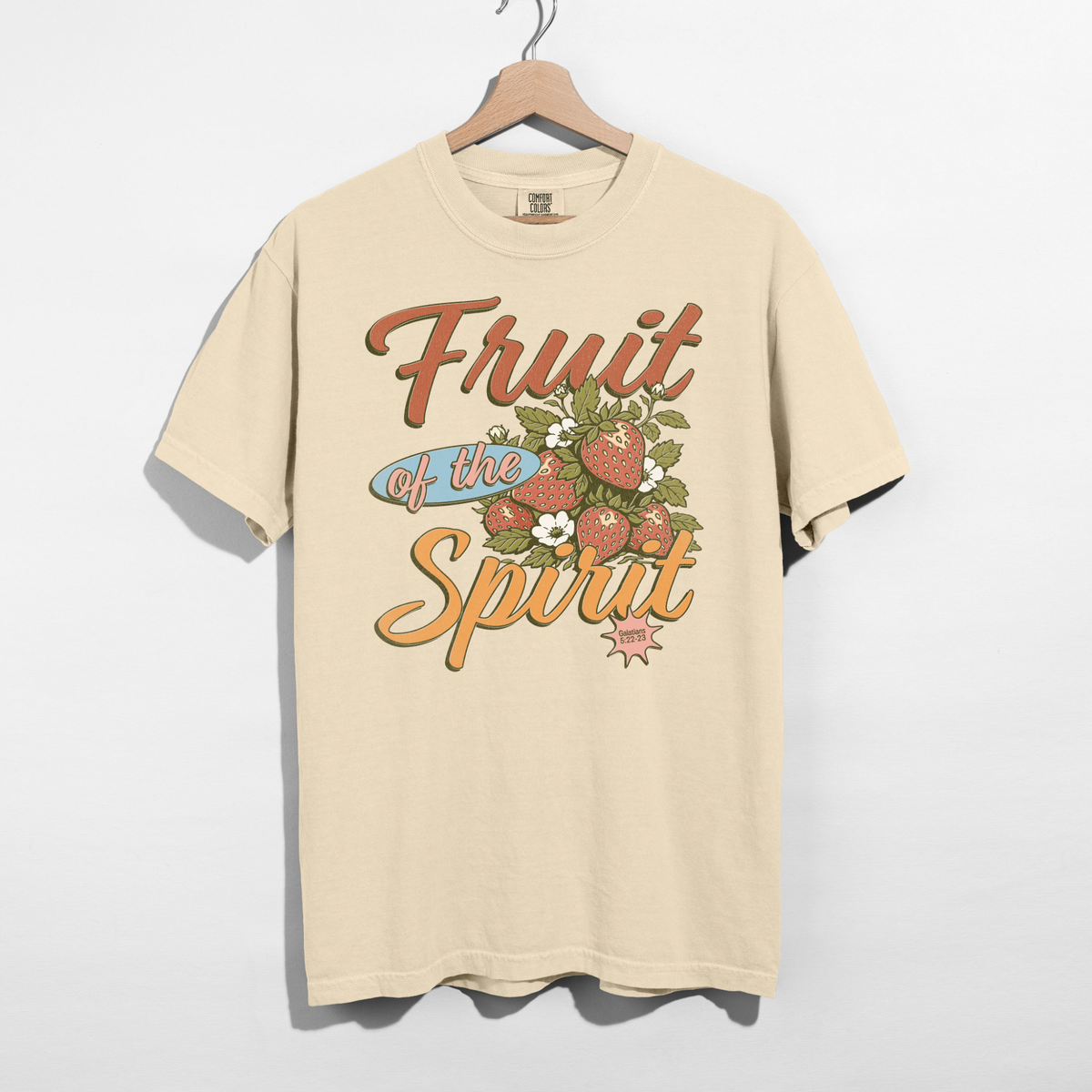 Fruit of the Spirit Christian Strawberry Tee | Galatians 5:22 Shirt