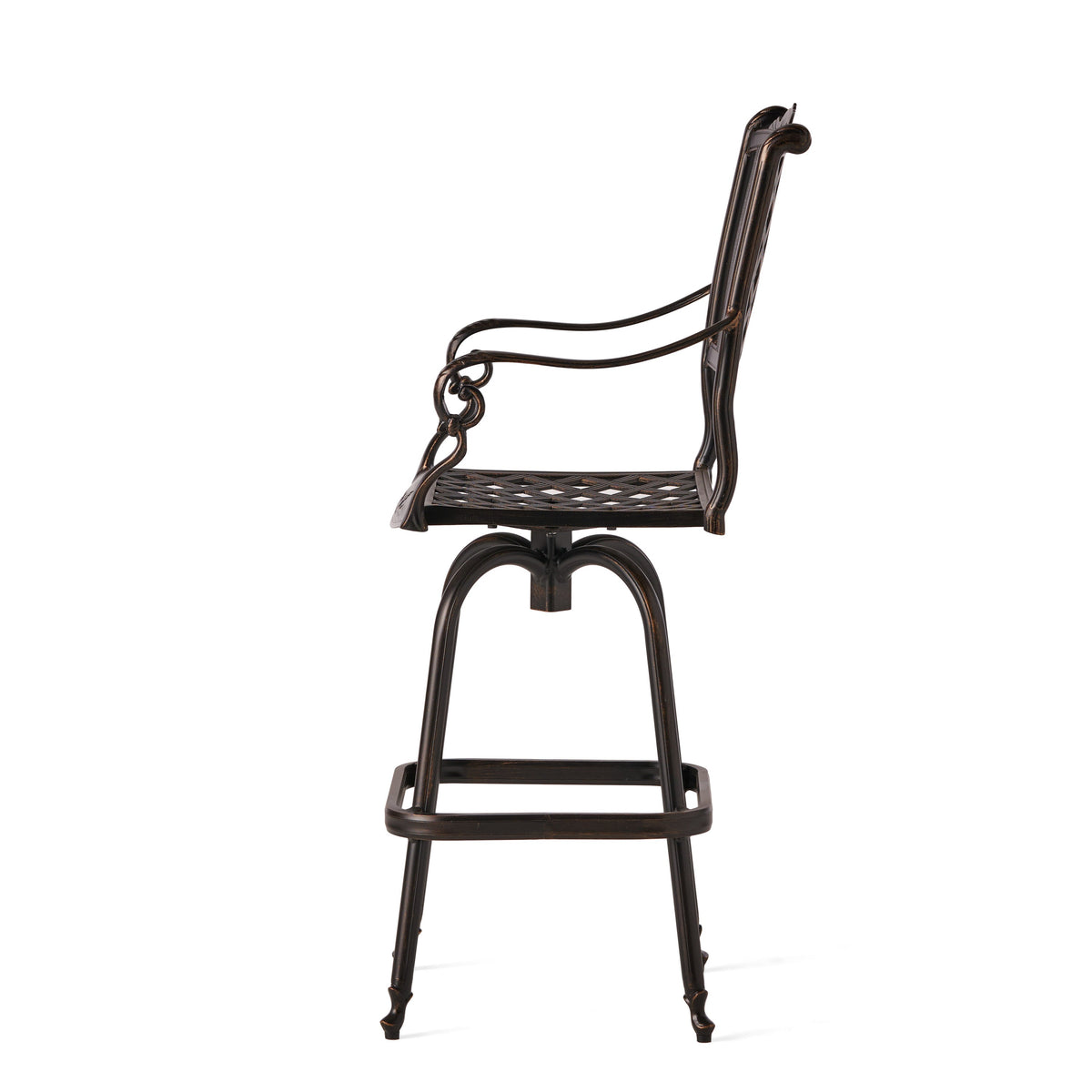 Cast Aluminum Bar Stool