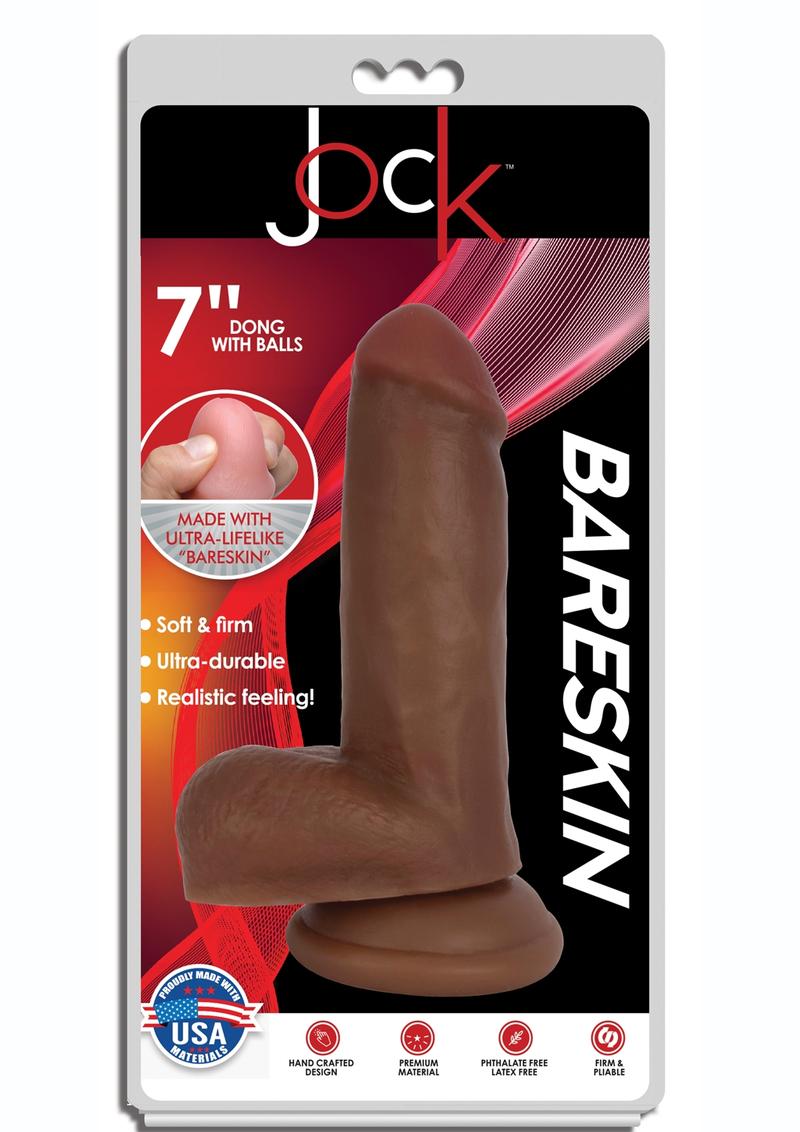 Jock Bareskin Realistic Design Dong with Balls