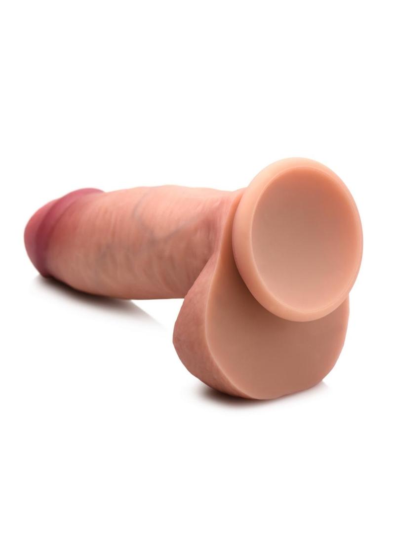 Jock Dual Density Silicone Dildo With Balls