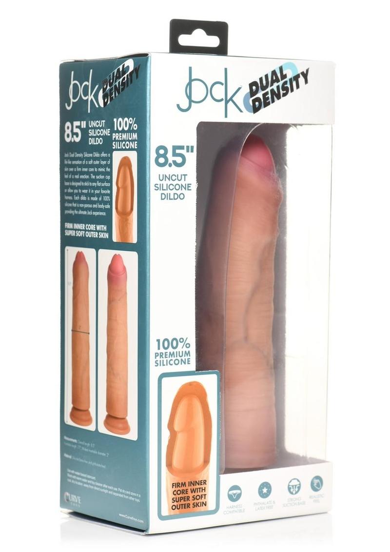 Jock Dual Density Uncut Silicone Dildo