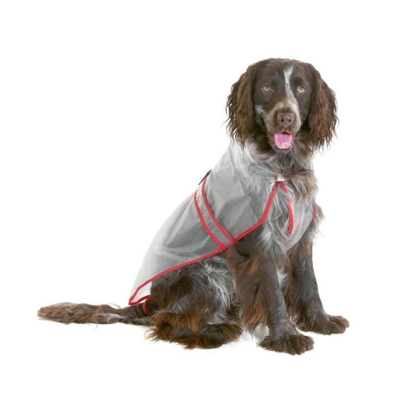Karlie Transparent Dog Raincoat Water-Resistant Jacket 42cm