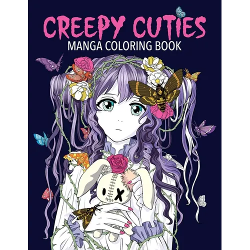 Creepy Cuties Manga Coloring Book - Paperback