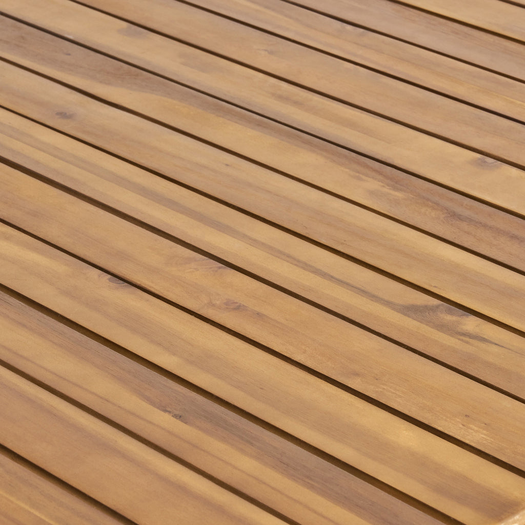 Outdoor 69" Solid Wood Dining Table