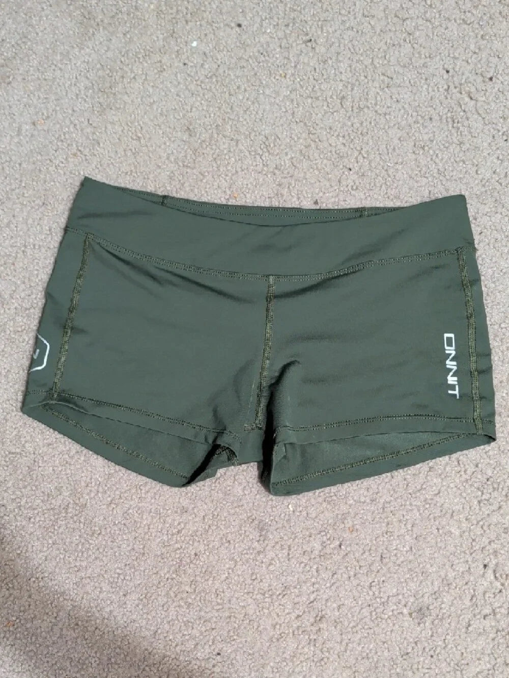 Onnit Gym Women’s Olive Green Stretch Active Shorts XS