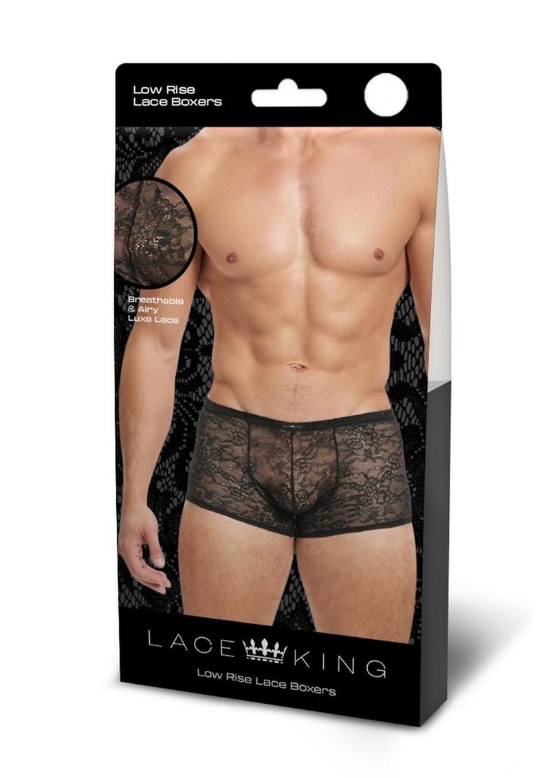 Lace King Low Rise Lace Boxers
