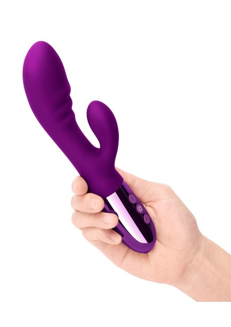 Le Wand Blend  Rose Gold Rechargeable Silicone Rabbit Vibrator