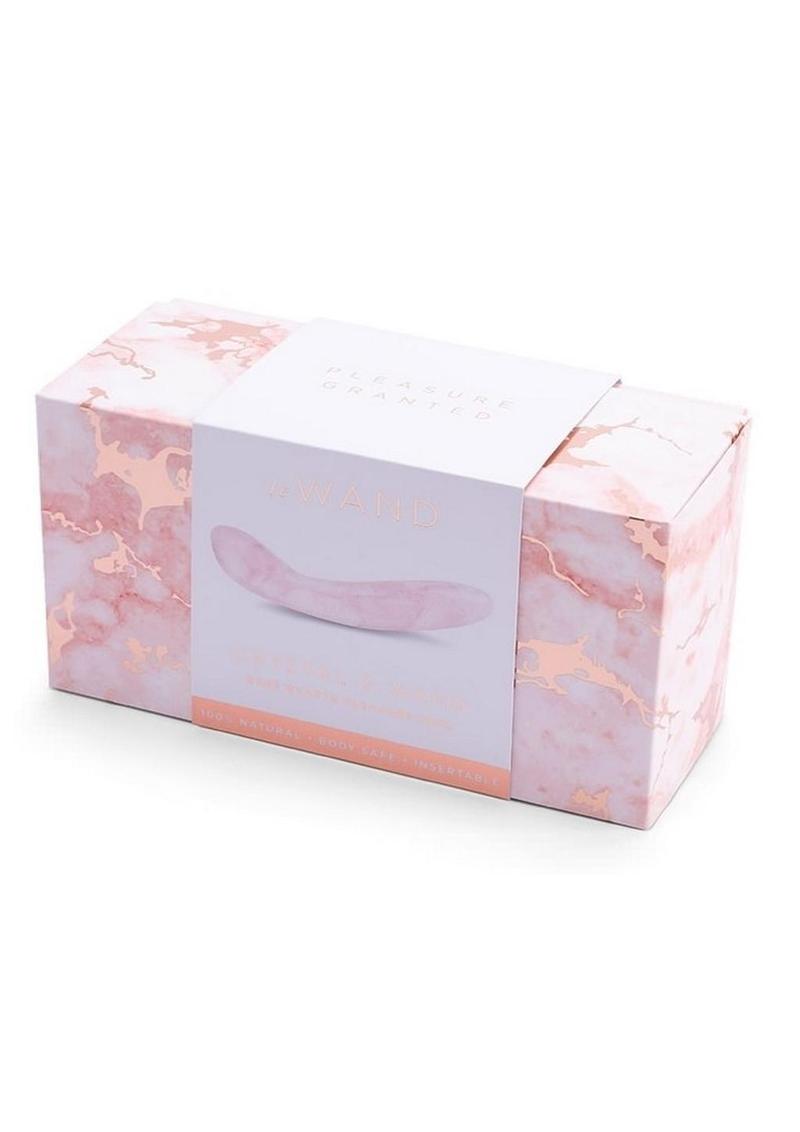 LeWand Crystal G-Wand Rose Quartz Pleasure Tool