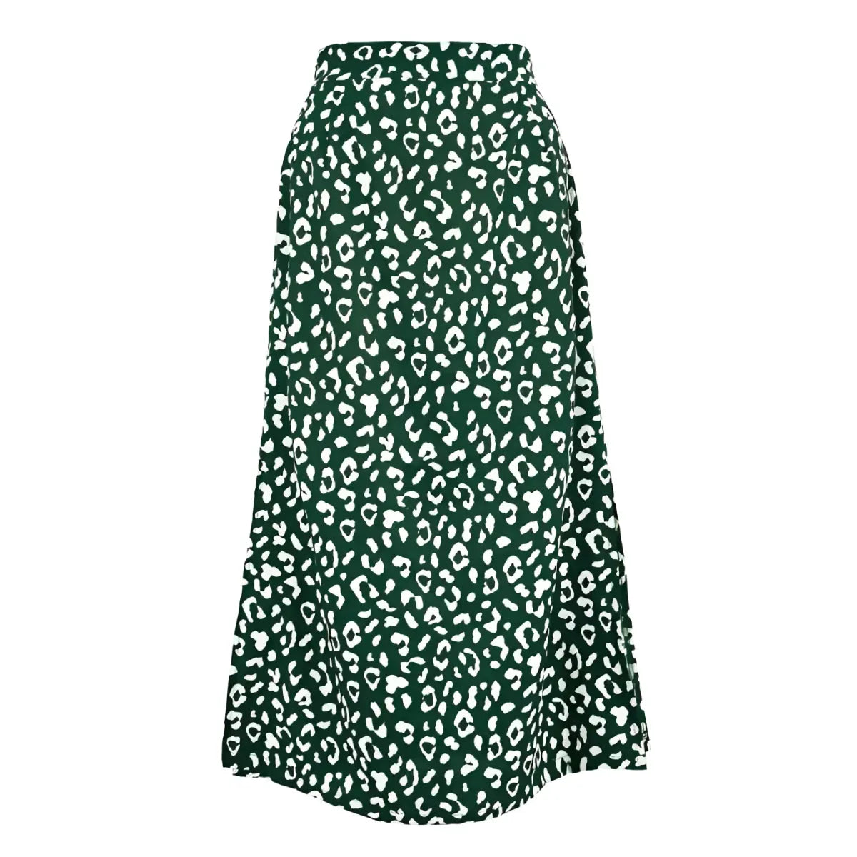 Leopard Pattern Midi Skirts
