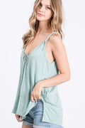 Lightweight V-Neck Flowy Summer Tank Sale
