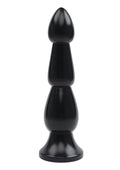 Lux Fetish Ribbed Butt Plug with Suction Base