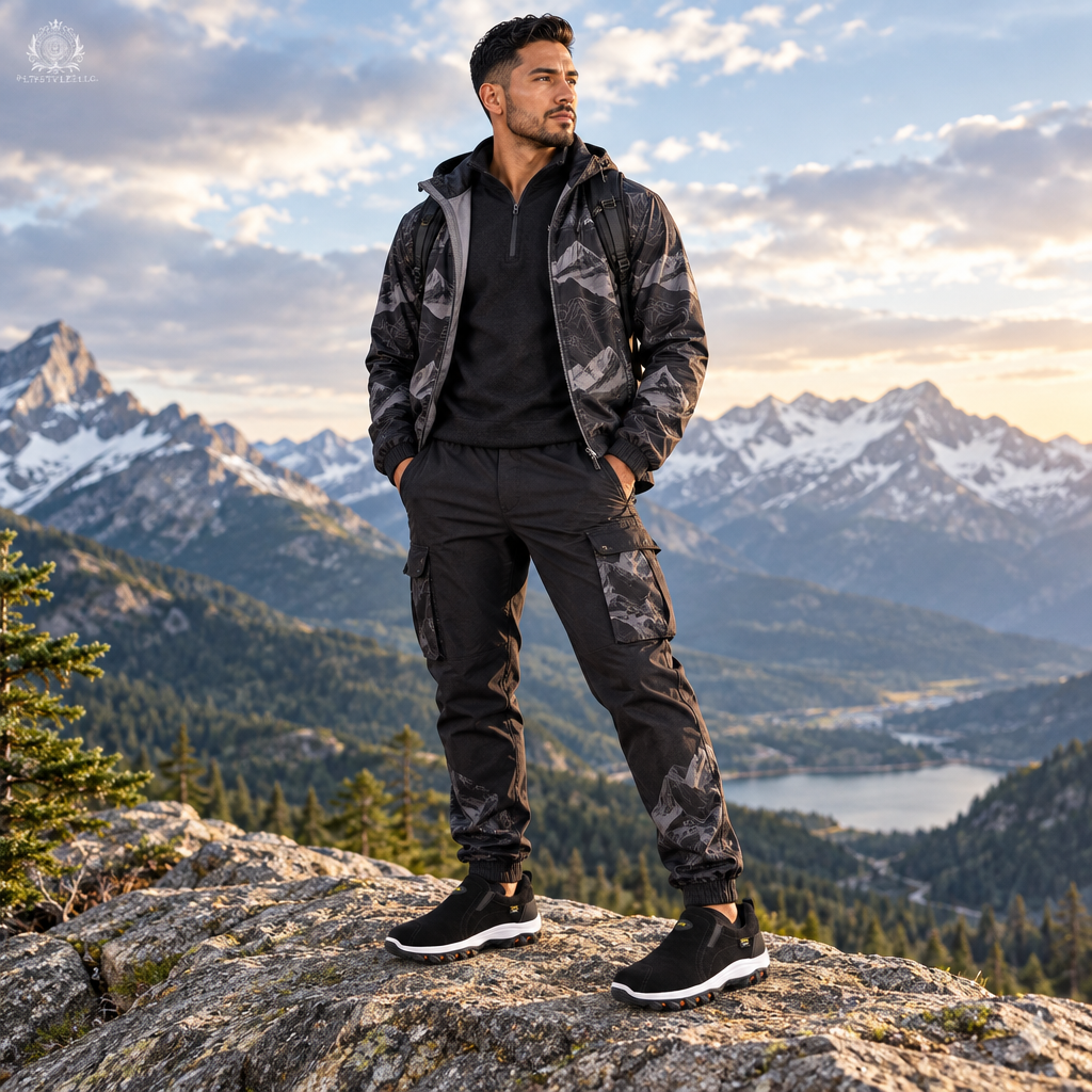 Men’s Everyday Casual Shoes | Artificial-Leather Upper & Lightweight EVA Sole | Outdoor Wear, Travel & Daily Style
