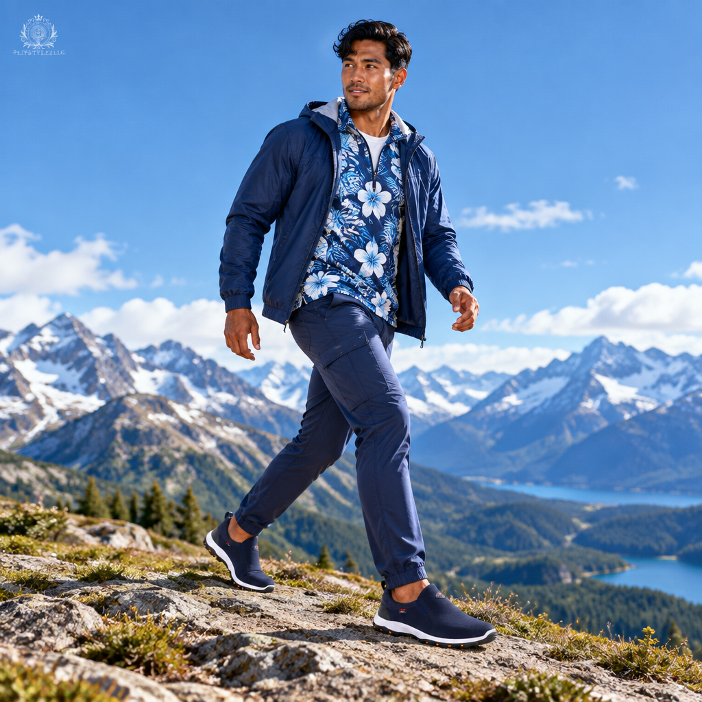 Men’s Everyday Casual Shoes | Artificial-Leather Upper & Lightweight EVA Sole | Outdoor Wear, Travel & Daily Style