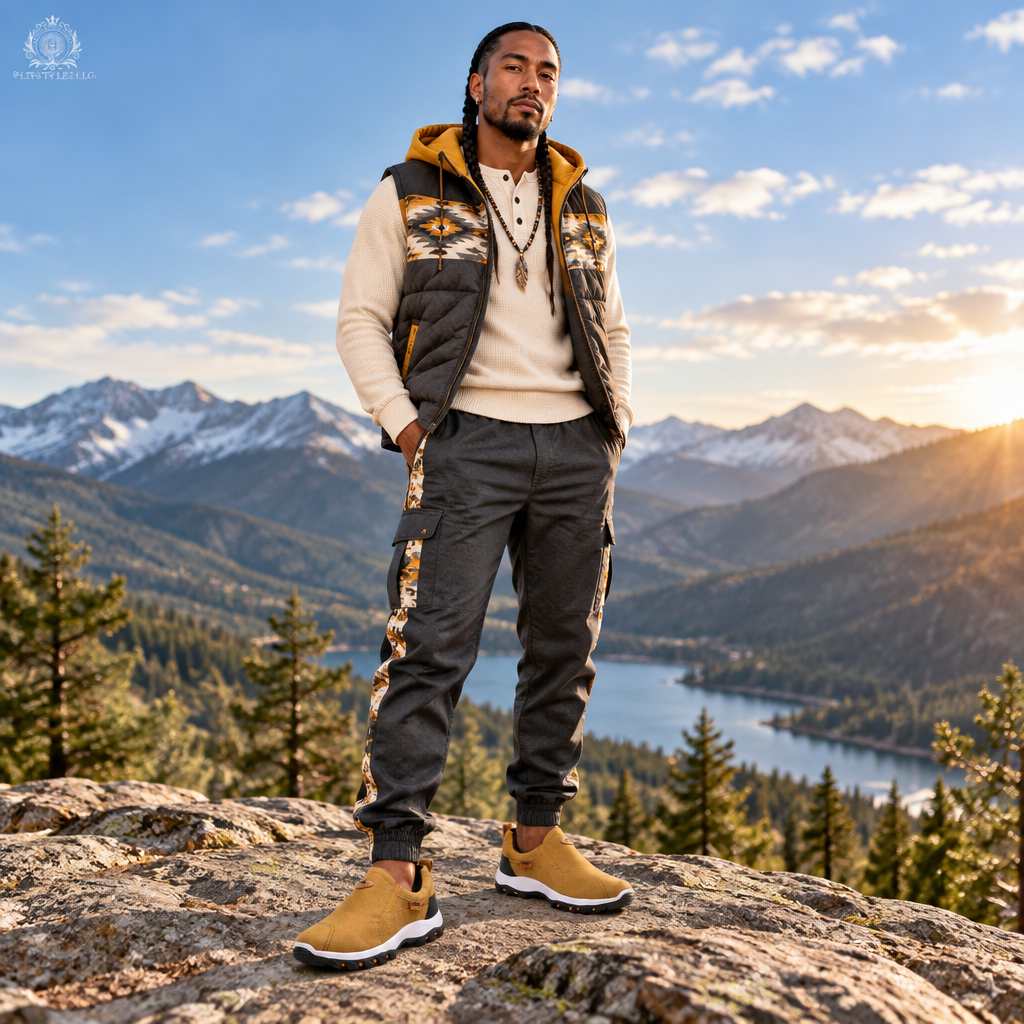 Men’s Everyday Casual Shoes | Artificial-Leather Upper & Lightweight EVA Sole | Outdoor Wear, Travel & Daily Style