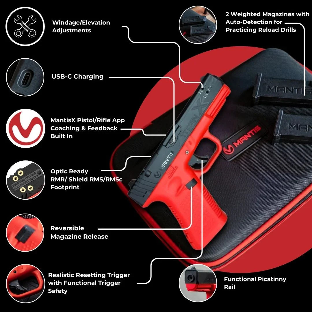 Mantis TitanX: Save Ammo with the Ultimate Laser Pistol - Optic Ready