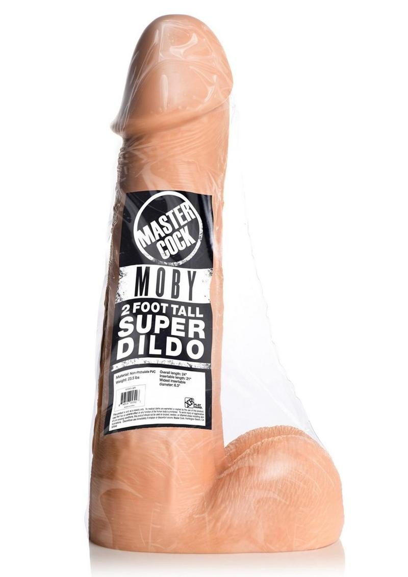 Master Cock Moby 2 Foot Tall Super Dildo - Massive Pleasure Experience