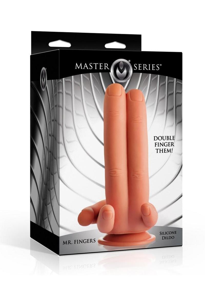 Master Series Mr. Fingers Silicone Dildo