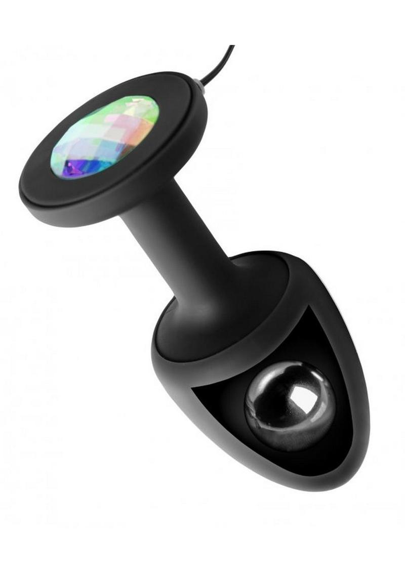 Paragon Gem-Accented Vibrating Anal Plug – Master Series