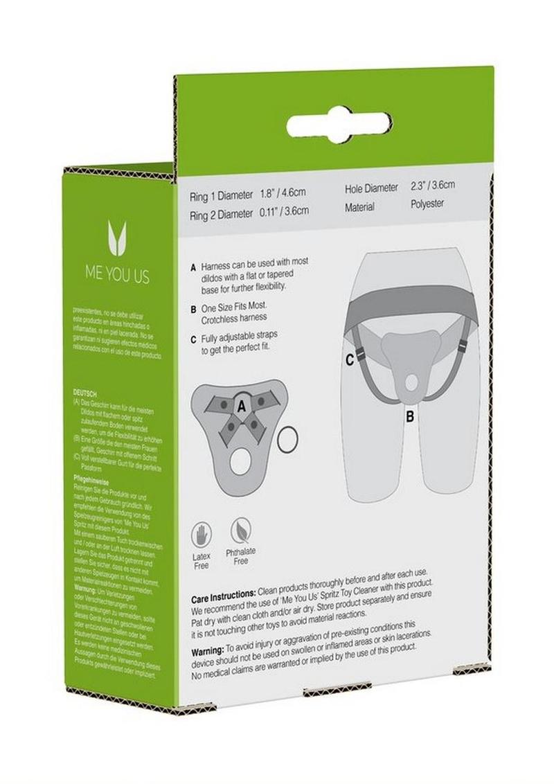 Me You Us Lace Harness with Bullet Pocket Strap-On Harness