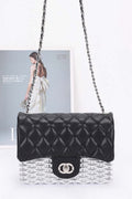 Metallic Acrylic Flap Bag
