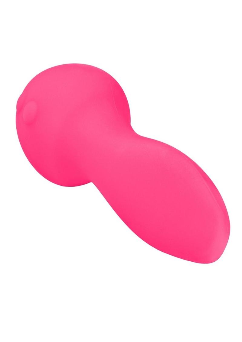 Mini Marvels Silicone Marvelous Flicker Vibrator Rechargeable Pink