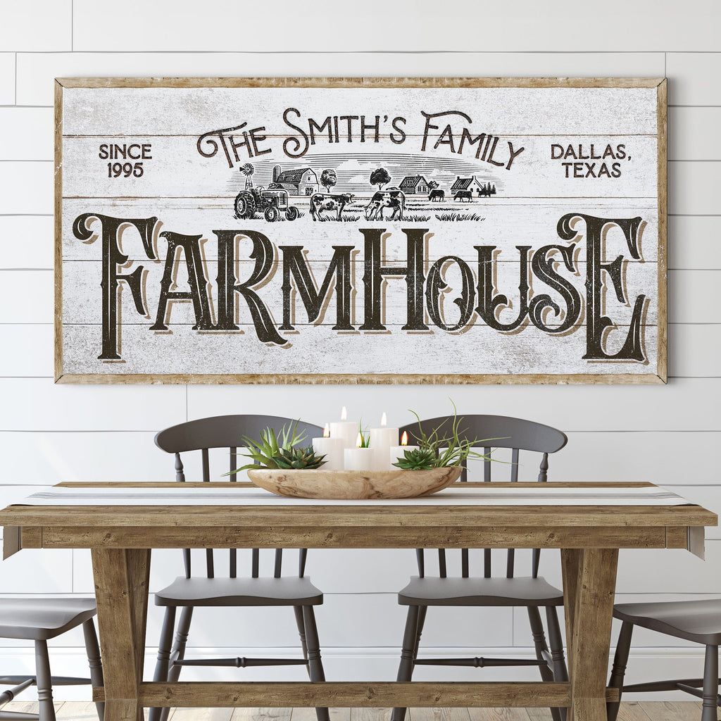 Personalized Farmhouse Sign V
