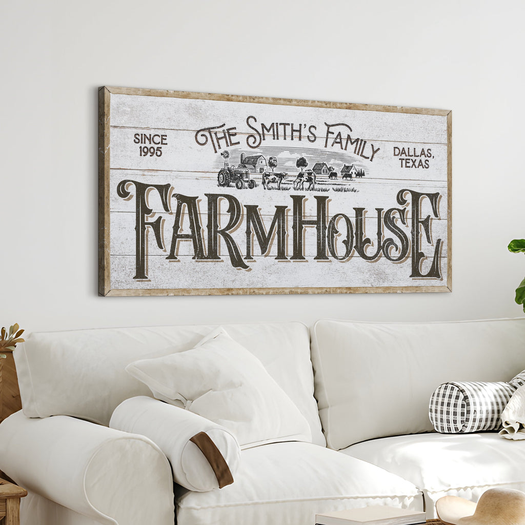 Personalized Farmhouse Sign V