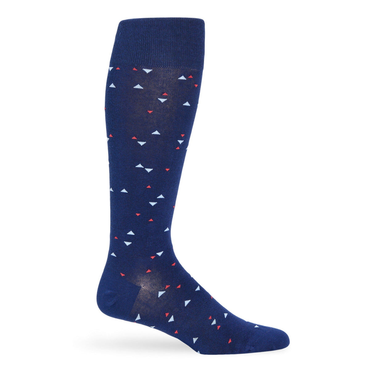 Navy Chicklet Dress Socks